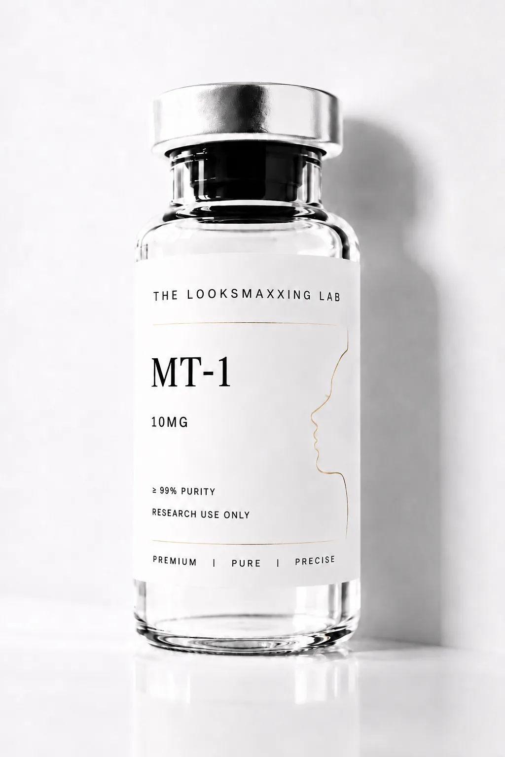 Melanotan I research peptide vial